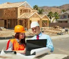 General contractor in Los Angeles planning residential construction project